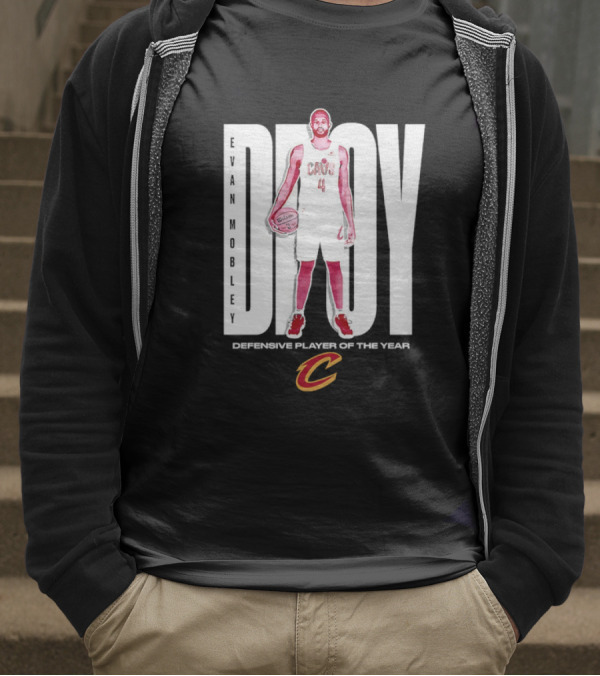 Cleveland Cavaliers Evan Mobley DPOY Defensive Player Of The Year 4 Cavs T-Shirt