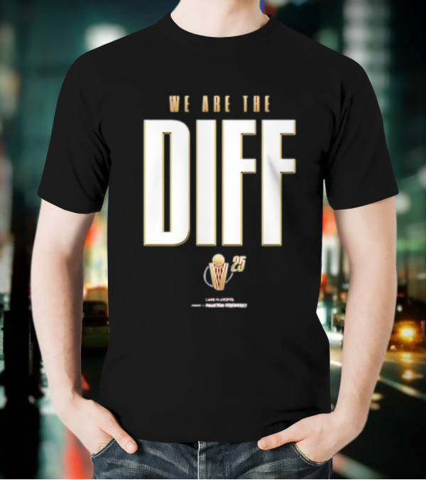 Cleveland Cavaliers We Are The Diff NBA 75 Trophy Logo T-Shirt