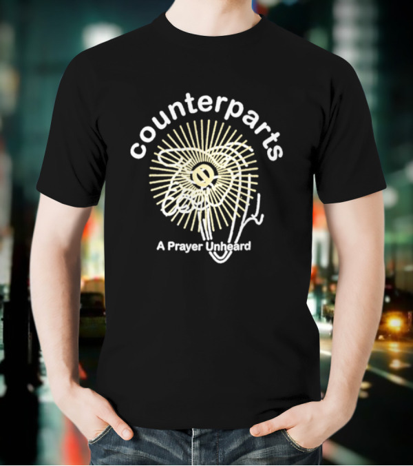 Counterparts A Prayer Unheard Radiant Hand Drawing T-Shirt