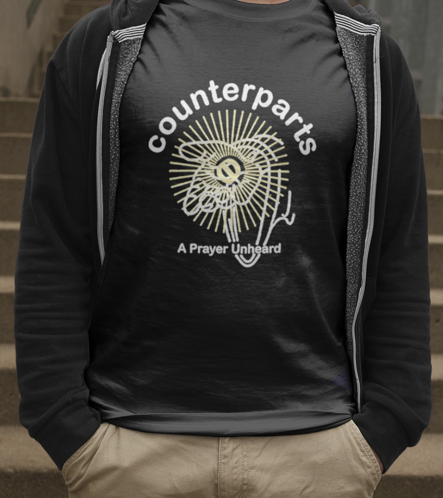 Counterparts A Prayer Unheard Radiant Hand Drawing T-Shirt