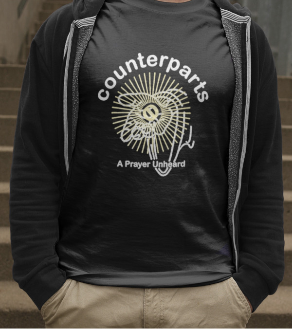Counterparts A Prayer Unheard Radiant Hand Drawing T-Shirt