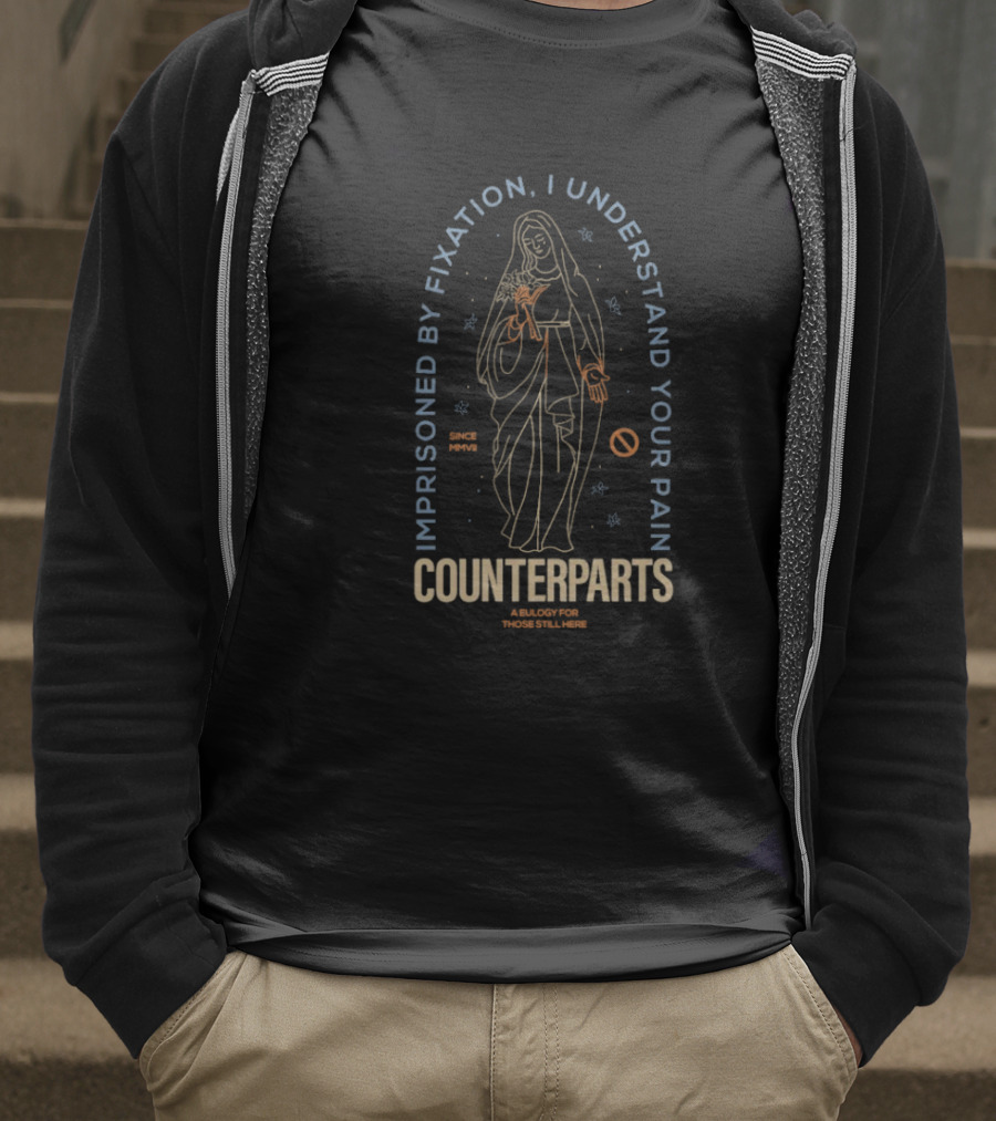Counterparts Imprisoned By Fixation I Understand Your Pain A Eulogy For Those Still Here T-Shirt