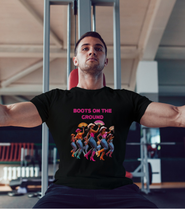 Boots On The Ground Cowgirl Dance Fiesta T-Shirt