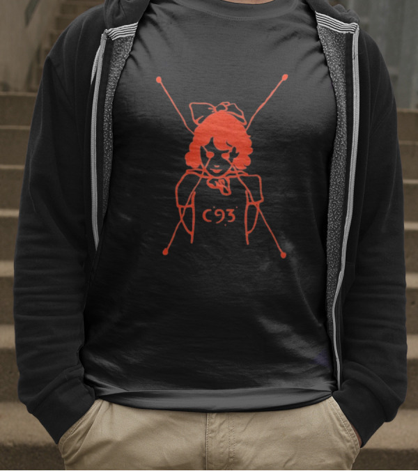C93 Light Red Illustration T-Shirt