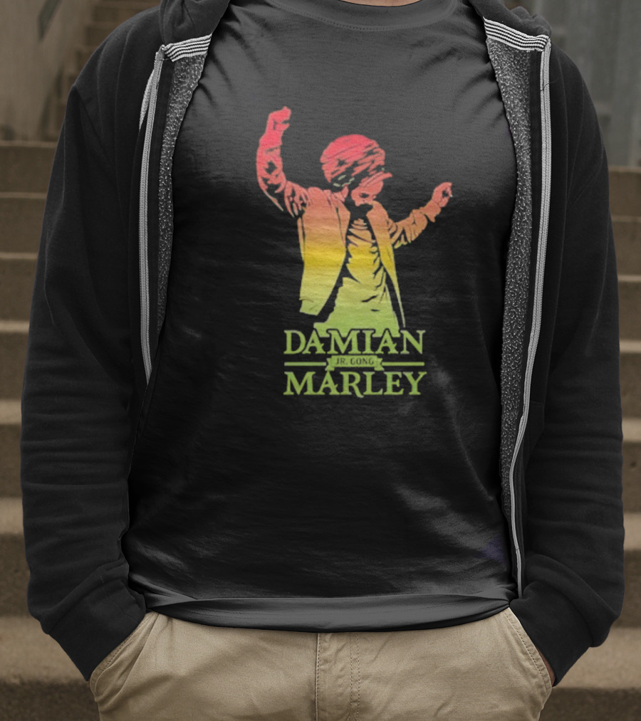 Damian Marley Reggae Colors Dancing T-Shirt