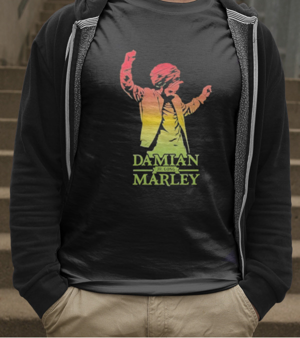Damian Marley Reggae Colors Dancing T-Shirt