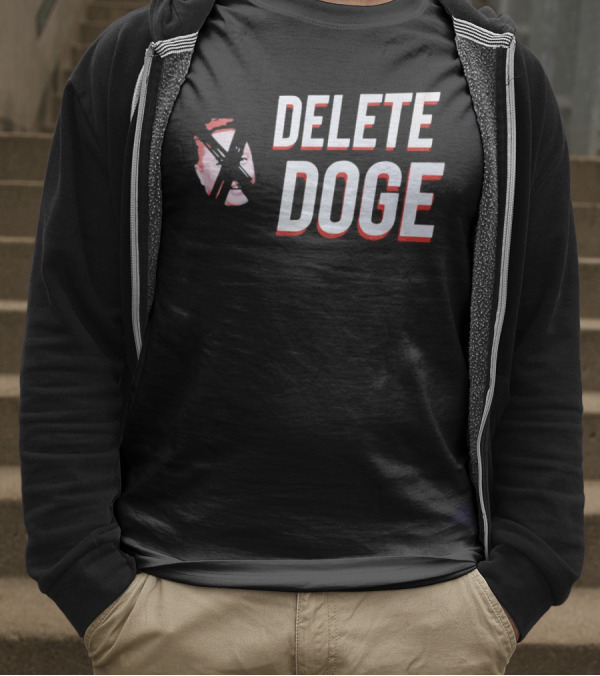 Delete Doge Anti Elon Musk Meme Crossover T-Shirt
