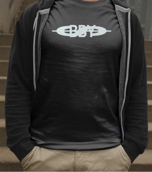 Destroy Lonely Bby Oval Text Design T-Shirt