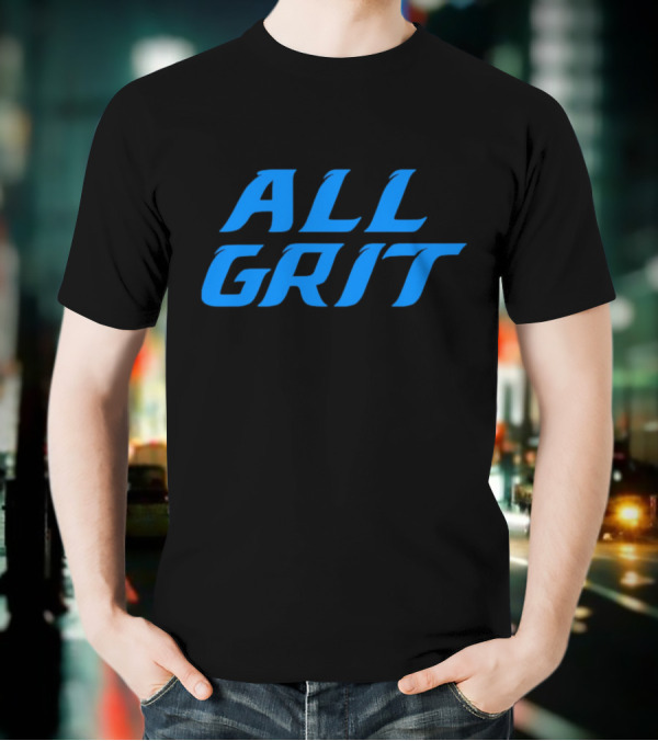 Detroit All Grit Football Motivation T-Shirt