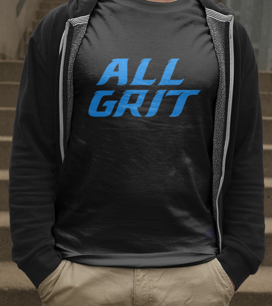 Detroit All Grit Football Motivation T-Shirt