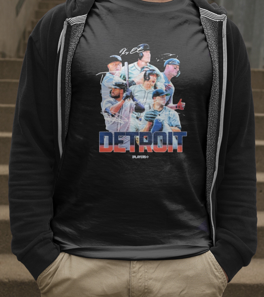 Detroit Tigers MLB Players Series Signatures 2025 Highlights T-Shirt