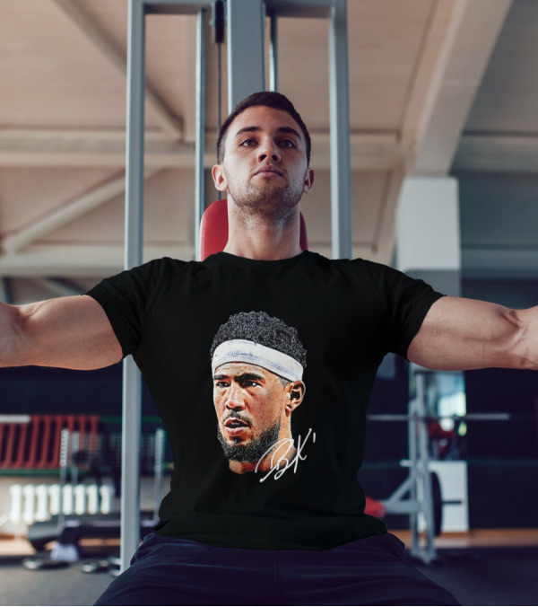 Devin Booker NBA Big Face BK Signature T-Shirt