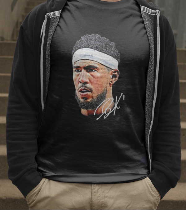 Devin Booker NBA Big Face BK Signature T-Shirt