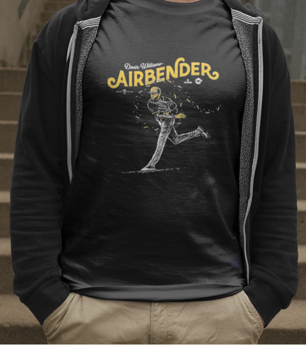 Devin Williams Airbender Baseball Pitcher Dynamic Motion T-Shirt