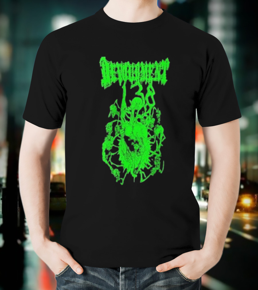 Devourment Butcher The Weak Green Splatter Graphic T-Shirt