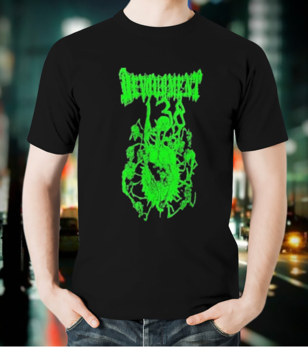 Devourment Butcher The Weak Green Splatter Graphic T-Shirt