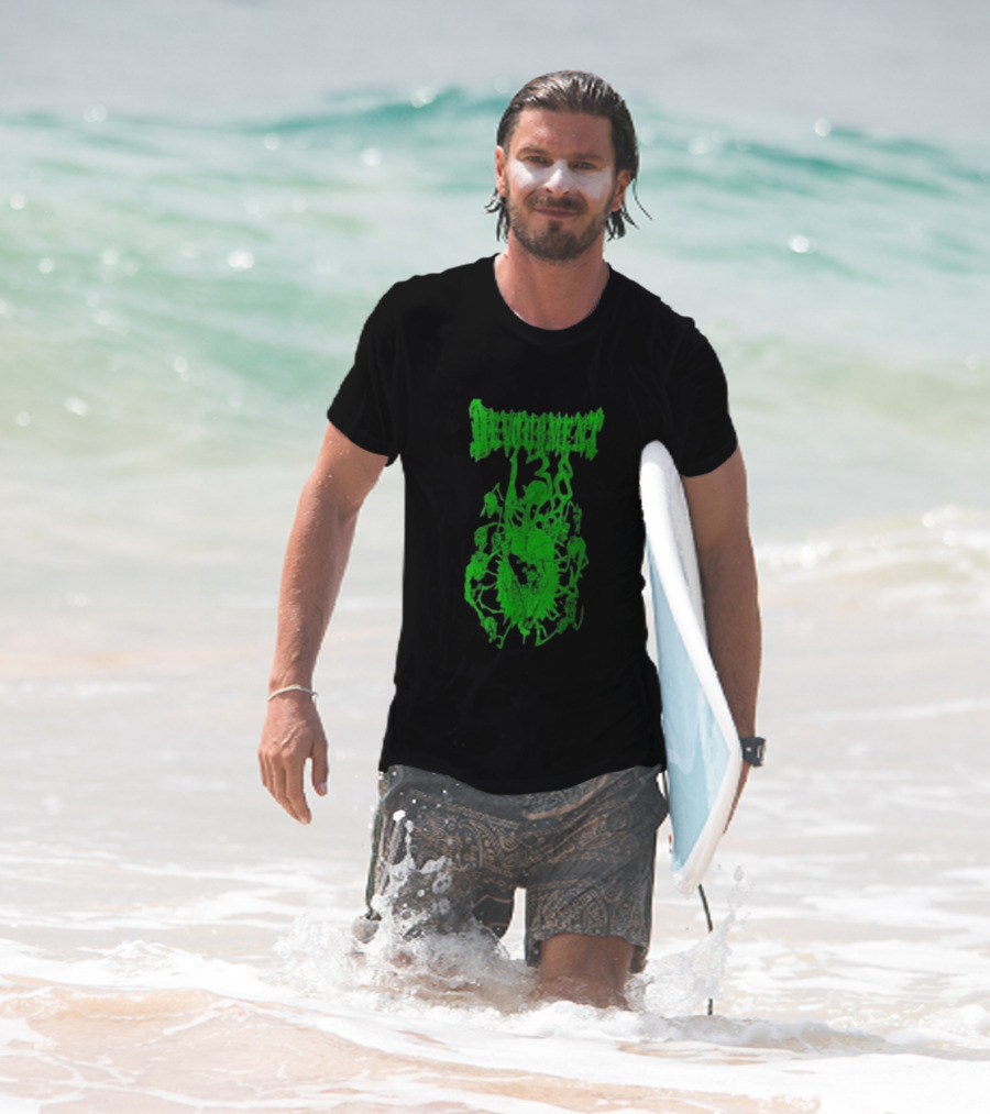 Devourment Butcher The Weak Green Splatter Graphic T-Shirt