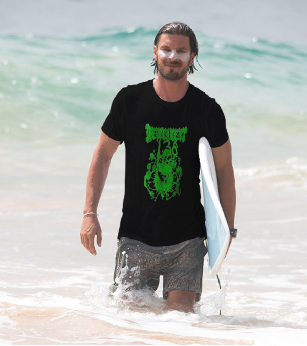 Devourment Butcher The Weak Green Splatter Graphic T-Shirt
