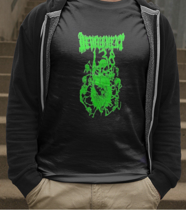 Devourment Butcher The Weak Green Splatter Graphic T-Shirt