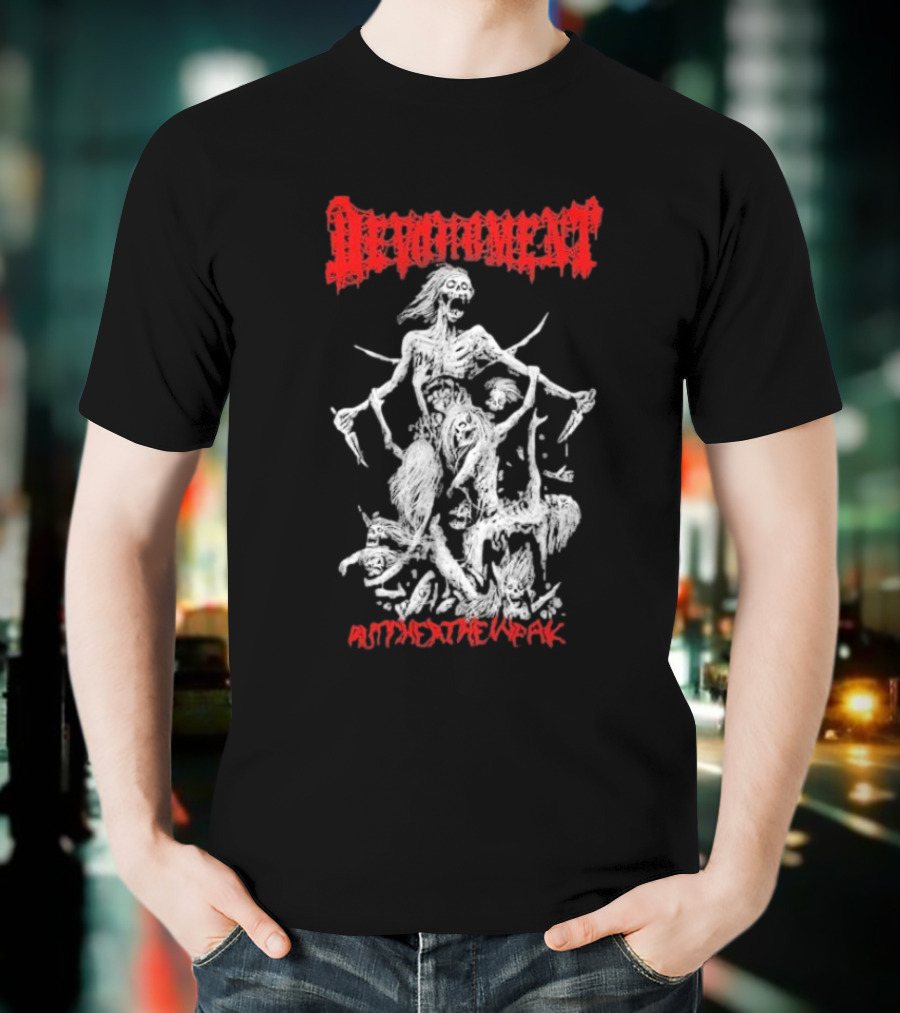 Devourment Butcher The Weak Undead Creature Scene T-Shirt