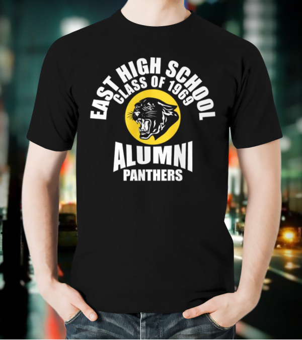 East High School Class Of 1958 Alumni Panthers T-Shirt
