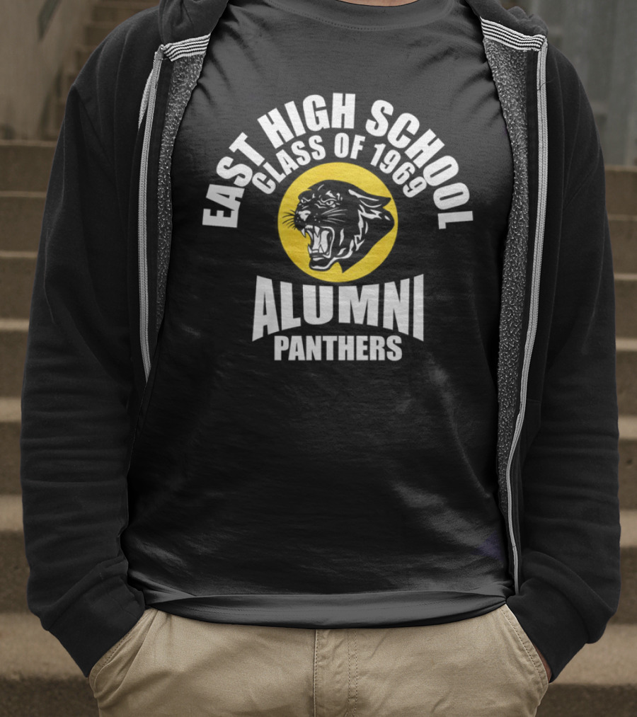 East High School Class Of 1958 Alumni Panthers T-Shirt