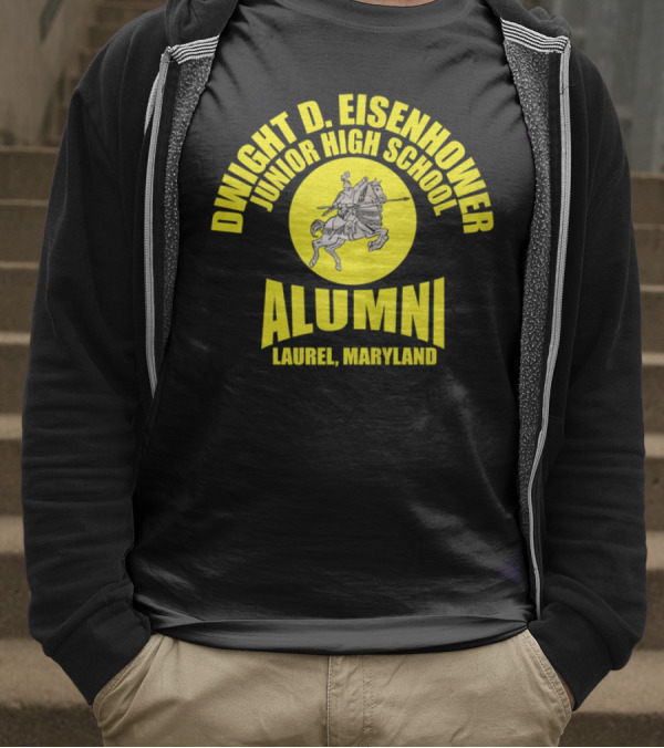 Dwight D Eisenhower Junior High School Alumni Laurel Maryland T-Shirt