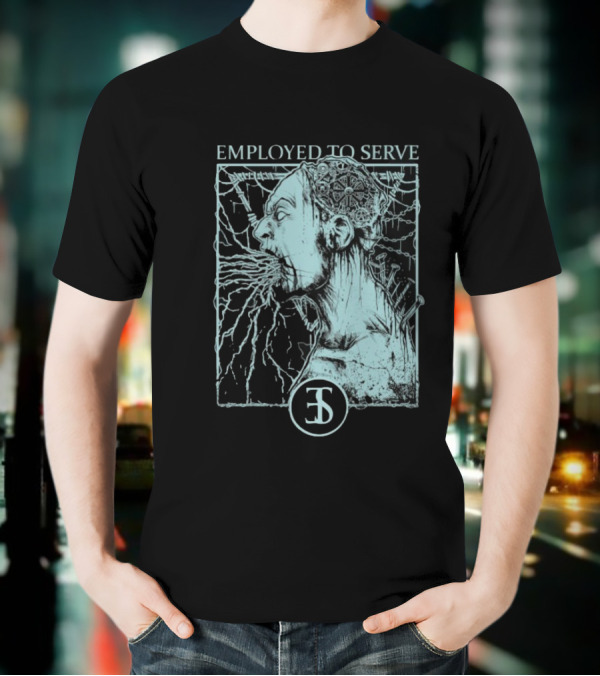 Employed To Serve Force Fed Intense Scream Artwork T-Shirt