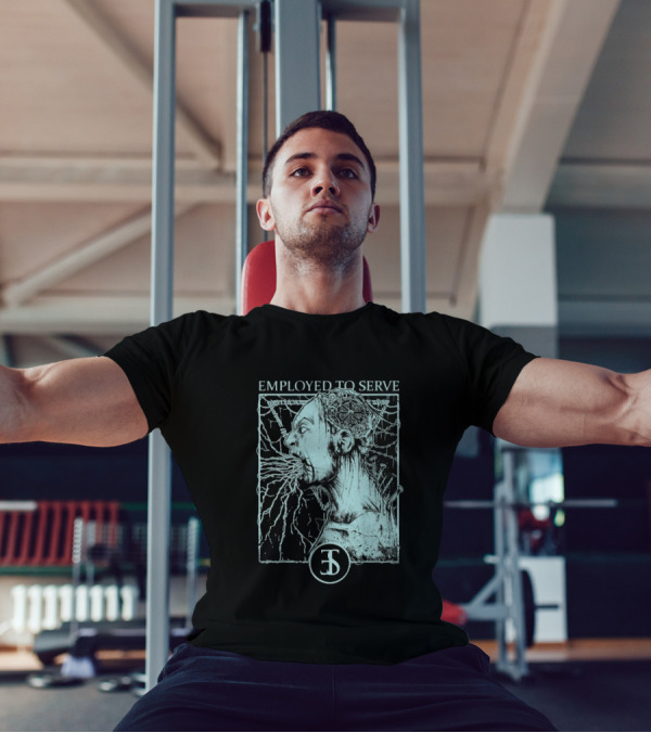 Employed To Serve Force Fed Intense Scream Artwork T-Shirt