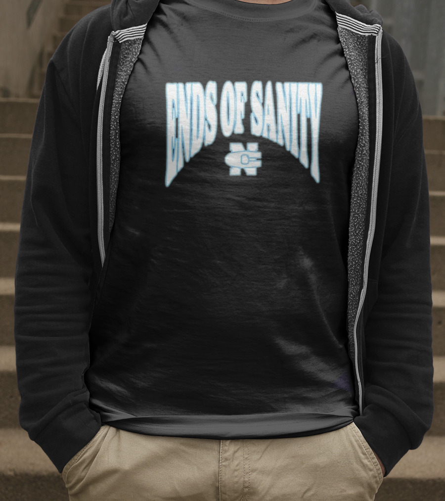 Ends Of Sanity NC Daze Blue Iconic Style T-Shirt