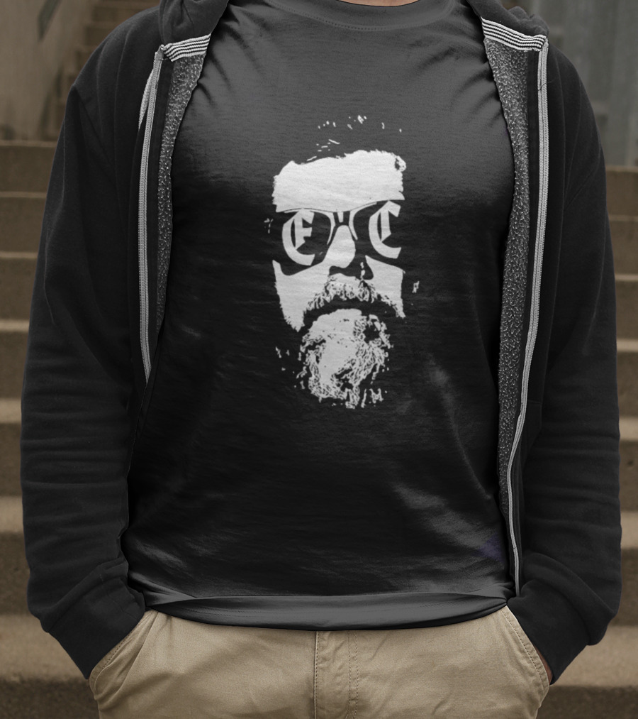 Erik Cohen Live Aus Der Vergangenheit II Abstract White Face With Sunglasses T-Shirt
