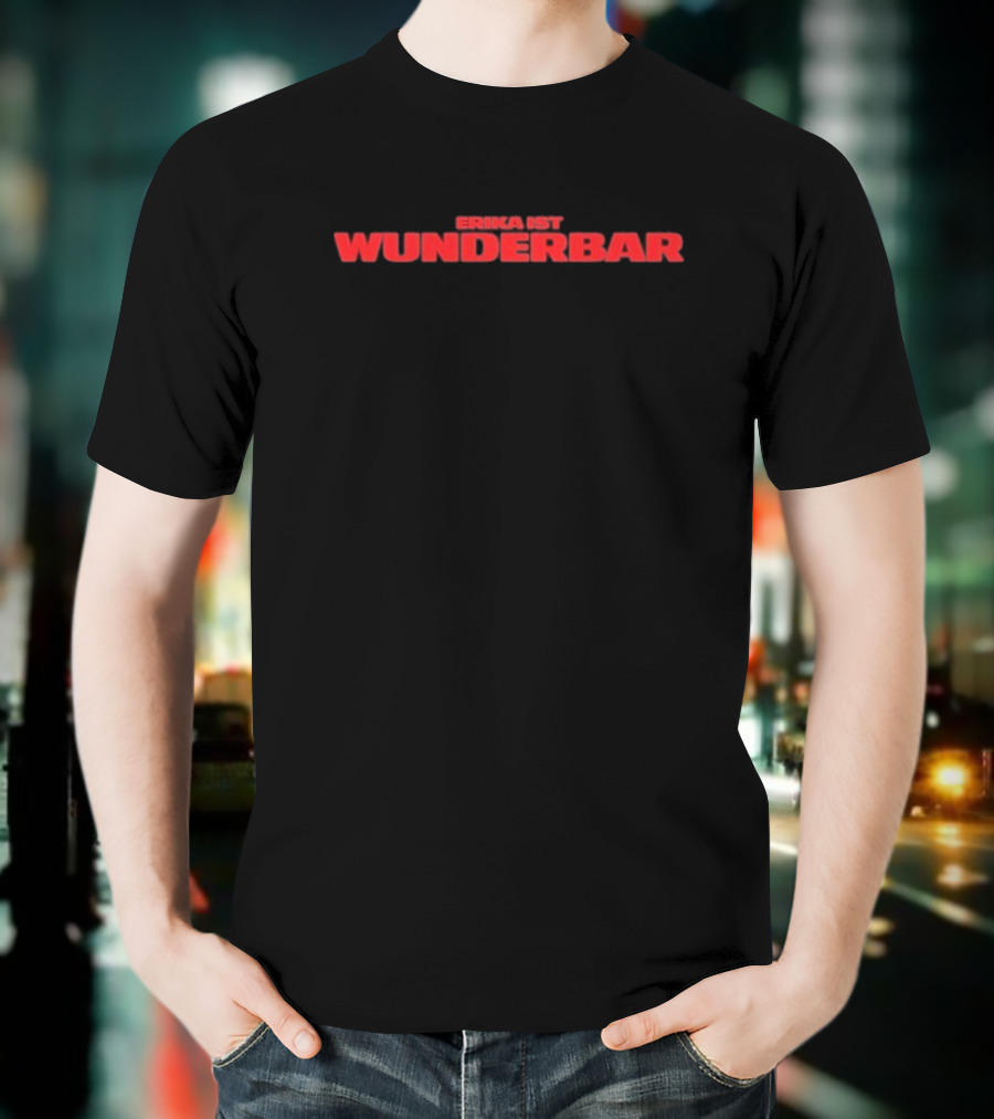 Erika Vikman Erika Ist Wunderbar Bold Red Statement T-Shirt