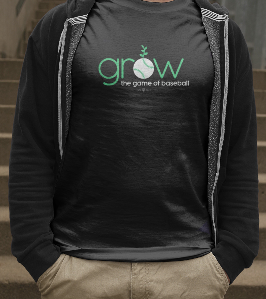 Grow The Game Of Baseball With Baseball Plant Graphic T-Shirt