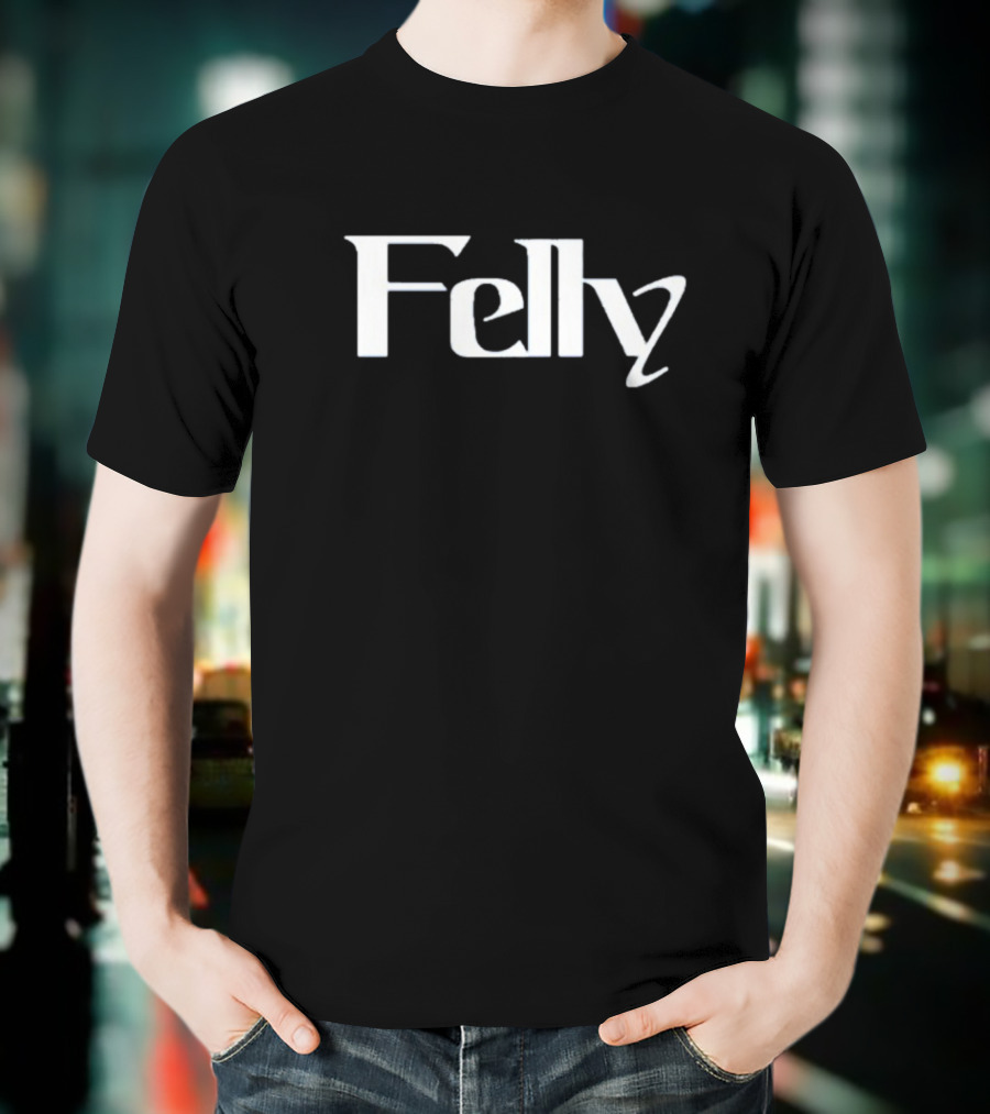 Felly Music Brand Name Typography T-Shirt
