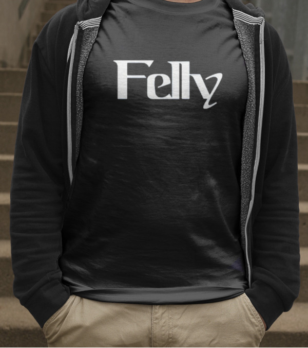 Felly Music Brand Name Typography T-Shirt