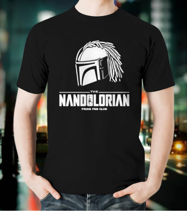 The Mandolorian Friar Fan Club Braids Helmet T-Shirt