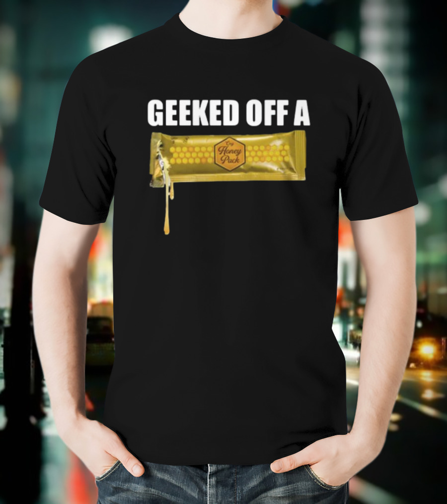 GE Geeked Off A Honey Pack Honeycomb Energy Pouch T-Shirt