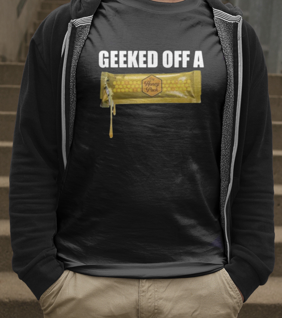 GE Geeked Off A Honey Pack Honeycomb Energy Pouch T-Shirt