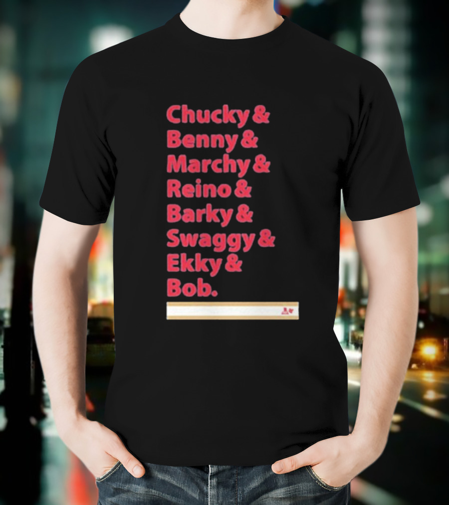 Florida Panthers Chucky Benny Marchy Reino Barky Swaggy Ekky Bob Names T-Shirt
