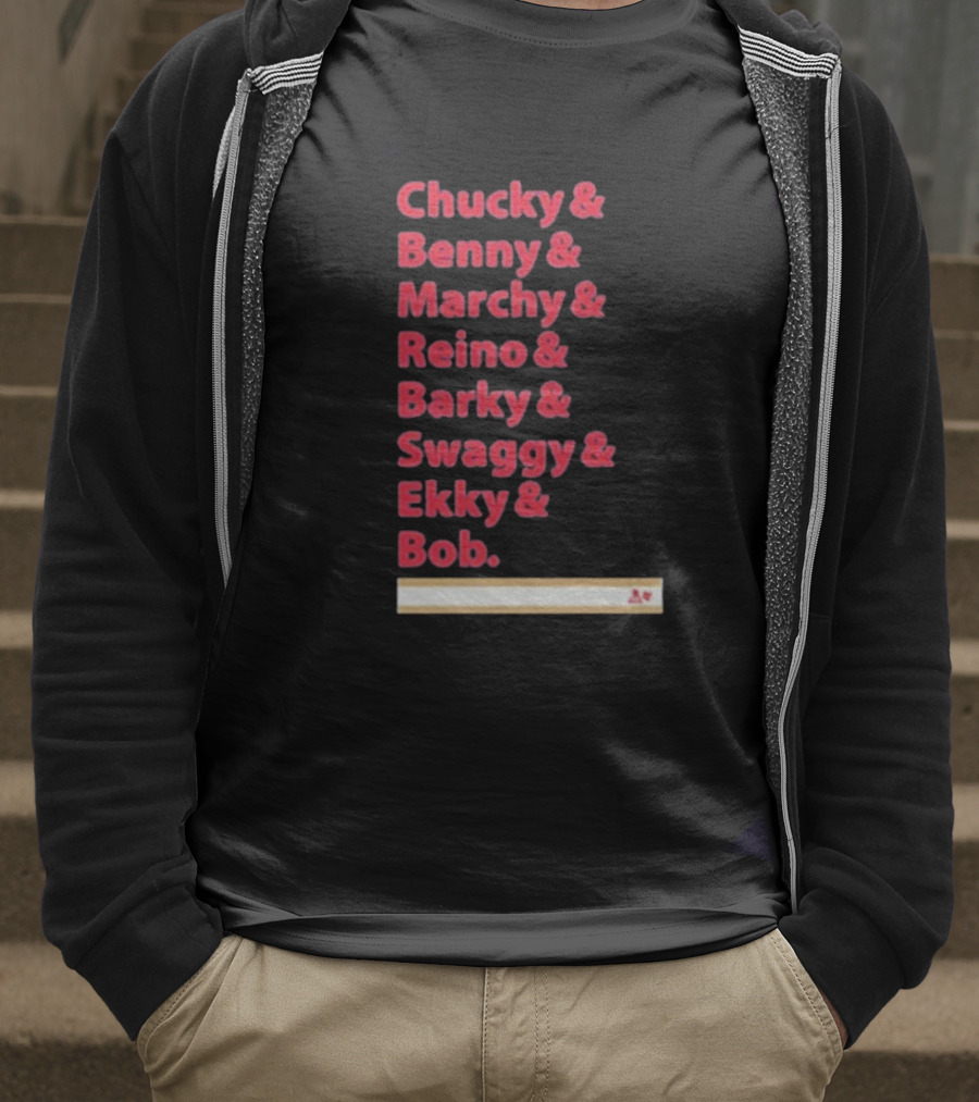 Florida Panthers Chucky Benny Marchy Reino Barky Swaggy Ekky Bob Names T-Shirt