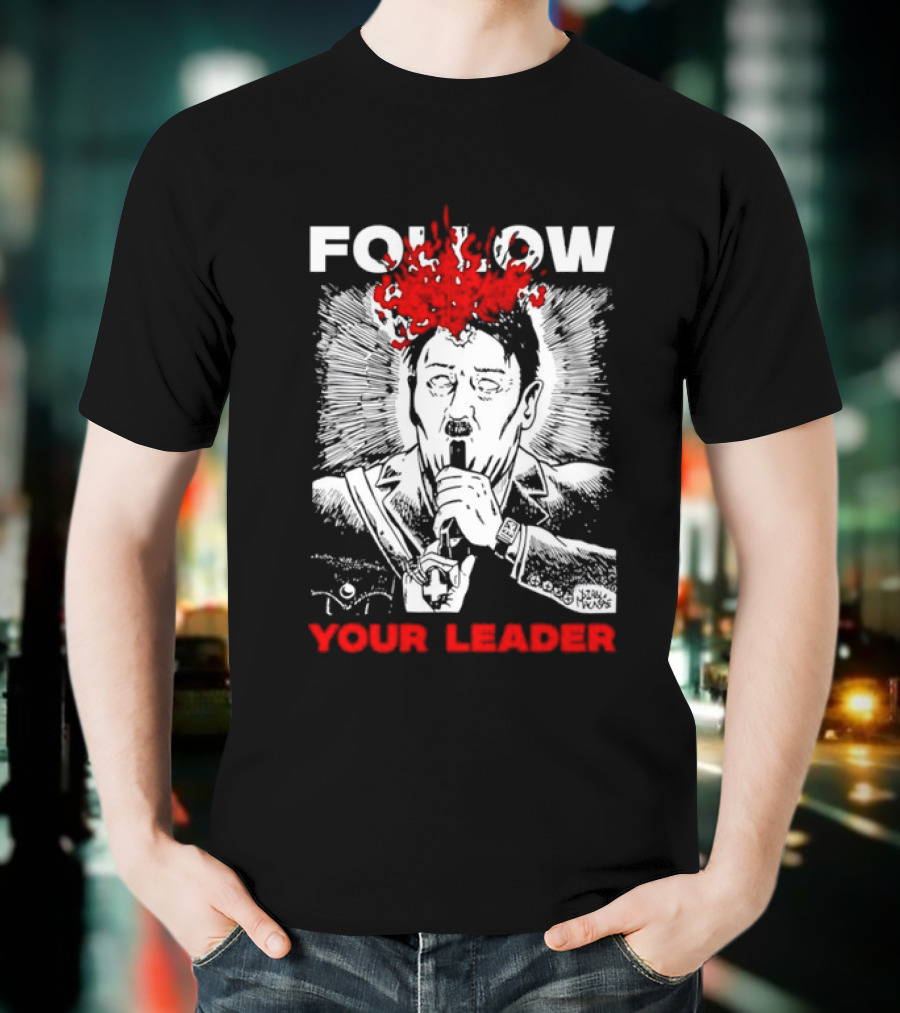 Follow Your Leader Diablo Macabre Skull And Flames T-Shirt