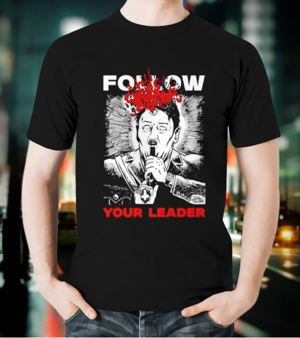 Follow Your Leader Diablo Macabre Skull And Flames T-Shirt