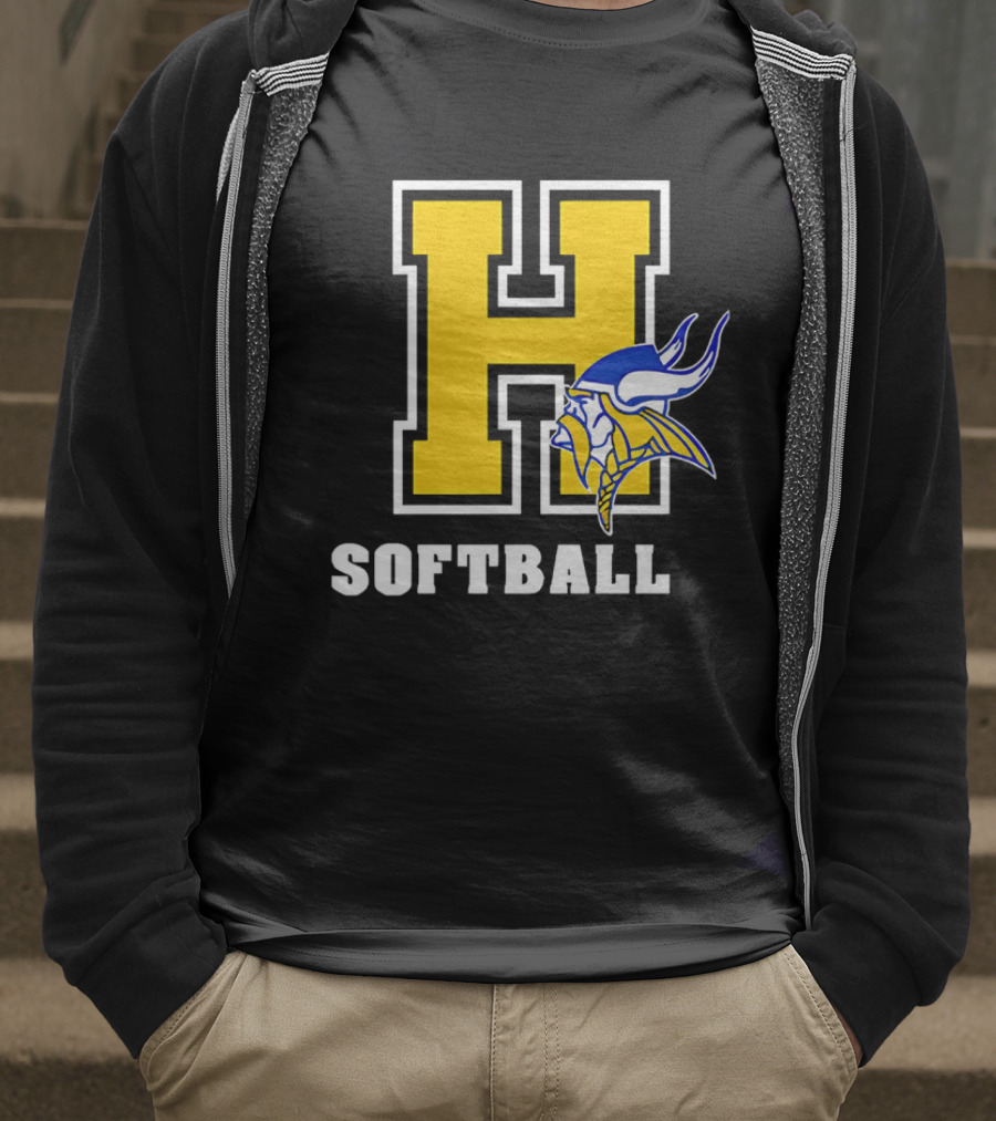Francis Howell Vikings H Softball T-Shirt