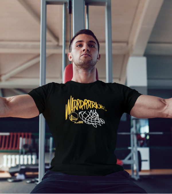 Golden State Warriors 2025 Playoffs Basketball Swish T-Shirt