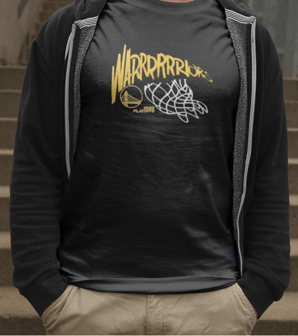 Golden State Warriors 2025 Playoffs Basketball Swish T-Shirt