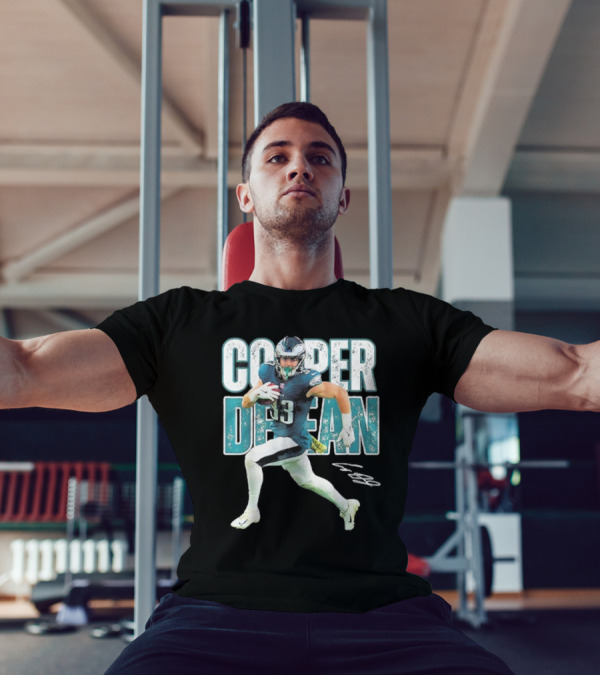 Cooper Dejean 33 Philadelphia Eagles Football Player T-Shirt