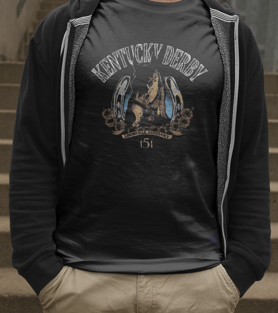 Kentucky Derby 151 Louisville Horse Franklin 2025 T-Shirt