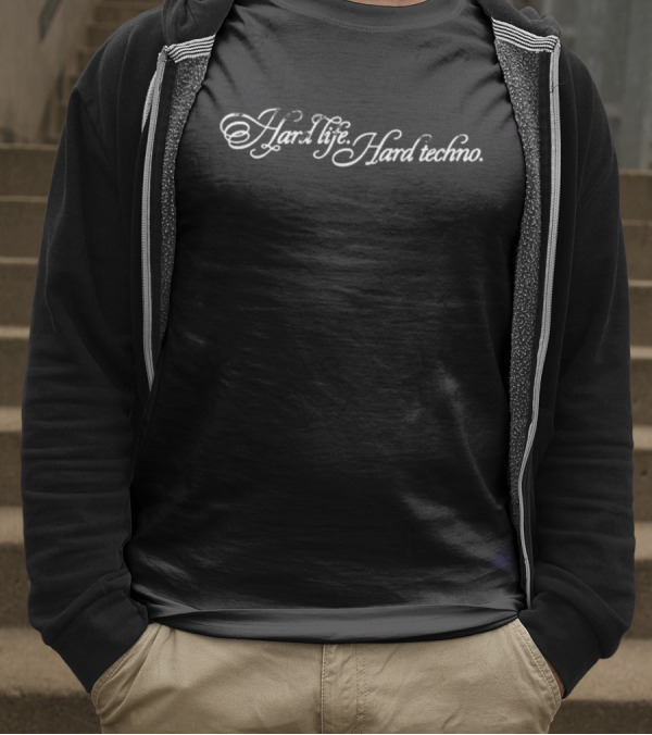 808 Hard Life Hard Techno T-Shirt
