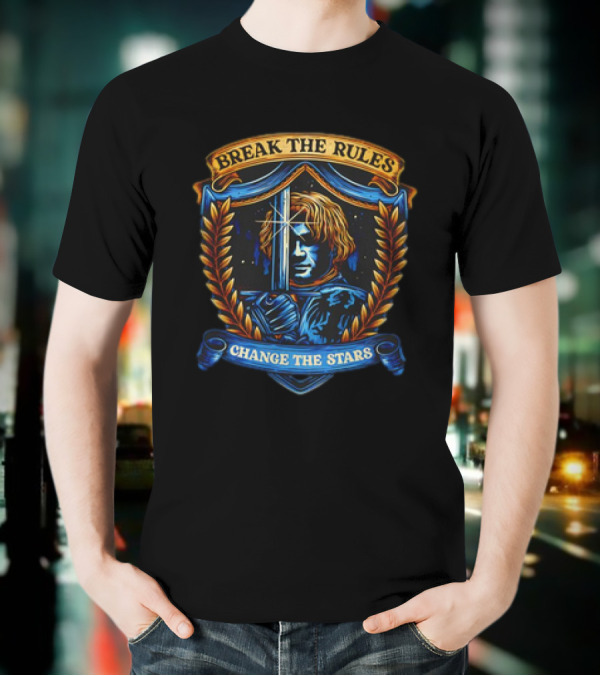 A Knight’s Tale Break The Rules Change The Stars Knight Emblem T-Shirt