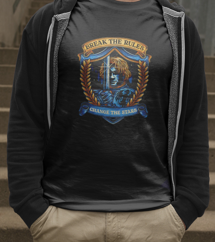 A Knight’s Tale Break The Rules Change The Stars Knight Emblem T-Shirt